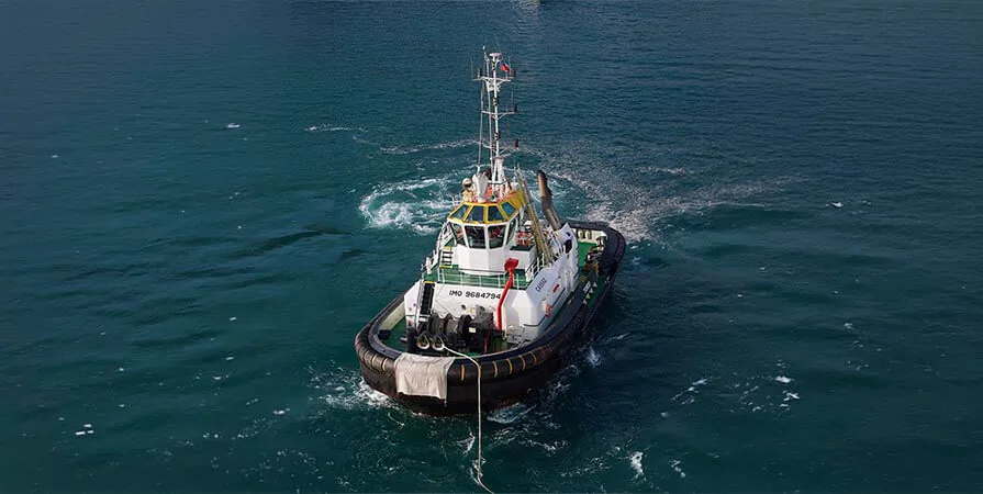 Motorboat marine support